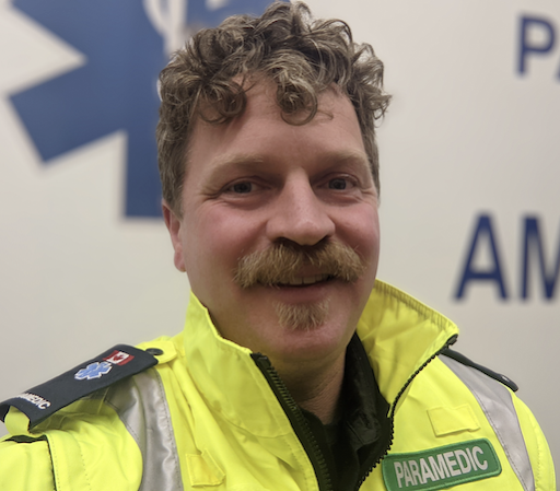 Nico Preston, paramedic with BC Emergency Health Services